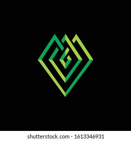 Abstract logo. Minimalistic logo design. Creative Modern and simple element.