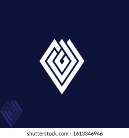 Abstract logo. Minimalistic logo design. Creative Modern and simple element.