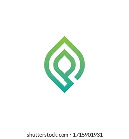 Abstraktes Logo. Minimalistisches Logo-Design. Kreatives Logo. Schönes und einfaches Element.