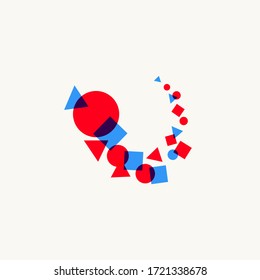 Abstract logo. Minimalistic logo design. Creative logo. Beautiful and simple element.