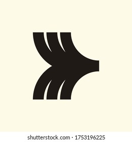 Abstract logo. Minimalistic logo design. Creative logo. Beautiful and simple element.