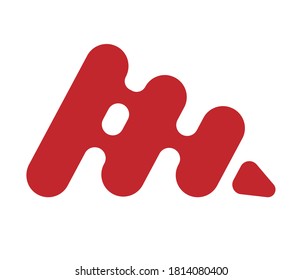 Abstract logo. Minimalistic logo design. Creative logo. Beautiful and simple element isolated on a white background.