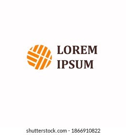 abstract logo. Minimalistic logo vector on white background