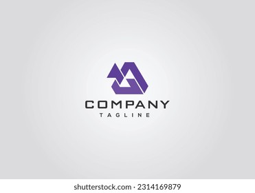 Logo abstracto o monograma. Icono del logotipo de la letra G1. uso para empresas, empresas, etc.