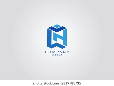 Abstract logo or monogram.. geometric shape logo and LETTER LN OR NL icon logo.. use for business, corporate etc..