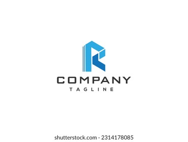 Abstract logo or monogram.. R letter logo icon.. use for business, corporate etc..