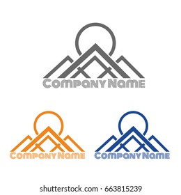 Abstract logo mountain concept eps 10 vector  for your design