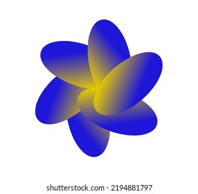 Abstract logo with multi color gradation for symbol template or logo design