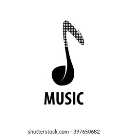 Abstract logo for music and sound. Vector pattern