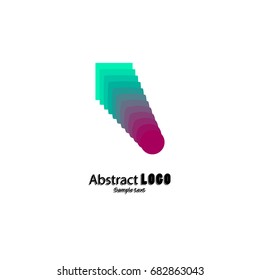 Abstract logo. Abstract object company icon. A creative symbol for business applications. Vector illustration