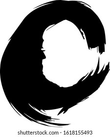 abstract logo on a white background