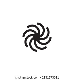 Abstract logo on white background.