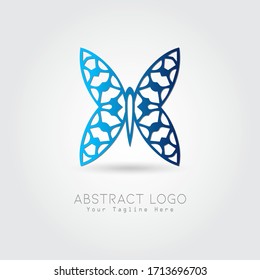 Abstract logo ornament design vector.