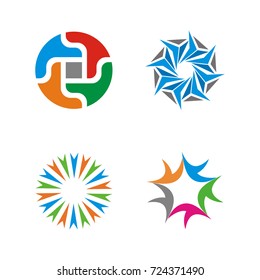 Abstract Logo Package Design Vector