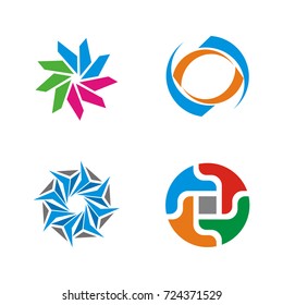 Abstract Logo Package Design Vector