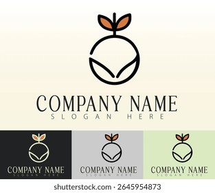 An abstract logo reflecting freshness in the food sector.