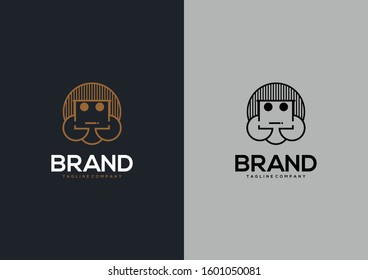 Abstract Logo Simple lines Vector