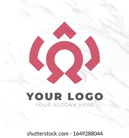 Logo abstracto de estilo moderno sencillo. iluminar su empresa