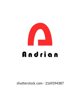 Abstrakt Ein Logo in einfachem und modernem Stil, Großunternehmen und Firmenlogo