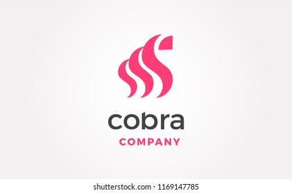 Abstract logo of snake