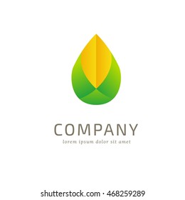 Abstract logo sprout
