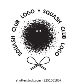 Abstract logo for squash for squash clubs