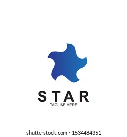 Abstract logo star design. Icon star vector template