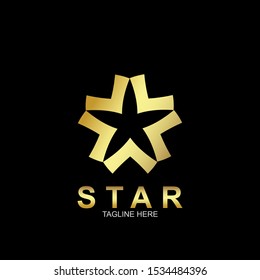 Abstract logo star design. Icon star vector template