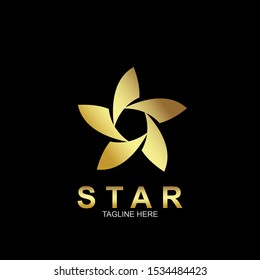 Abstract logo star design. Icon star vector template