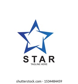 Abstract logo star design. Icon star vector template