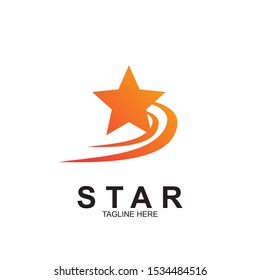 Abstract logo star design. Icon star vector template