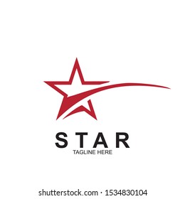 Abstract logo star design. Icon star vector template
