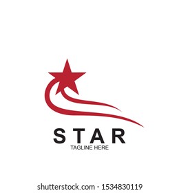 Abstract logo star design. Icon star vector template