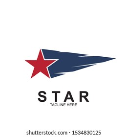 Abstract logo star design. Icon star vector template