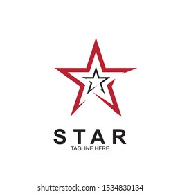 Abstract logo star design. Icon star vector template