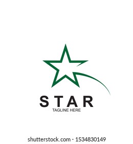 Abstract logo star design. Icon star vector template