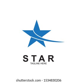 Abstract logo star design. Icon star vector template