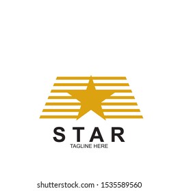 Abstract logo star design. Icon star vector template
