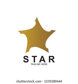 Abstract logo star design. Icon star vector template