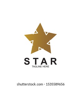 Abstract logo star design. Icon star vector template