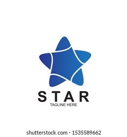 Abstract logo star design. Icon star vector template