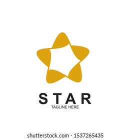 Abstract logo star design. Icon star vector template