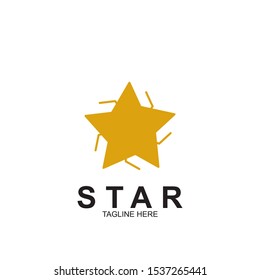 Abstract logo star design. Icon star vector template