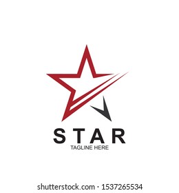 Abstract logo star design. Icon star vector template