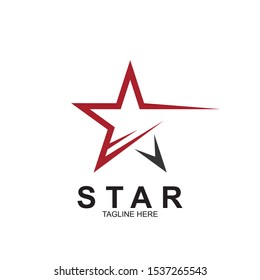 Abstract logo star design. Icon star vector template