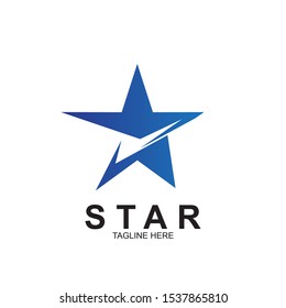 Abstract logo star design. Icon star vector template
