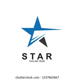 Abstract logo star design. Icon star vector template