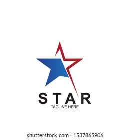Abstract logo star design. Icon star vector template