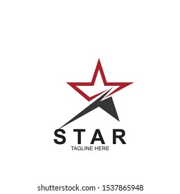 Abstract logo star design. Icon star vector template