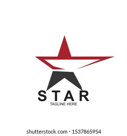 Abstract logo star design. Icon star vector template